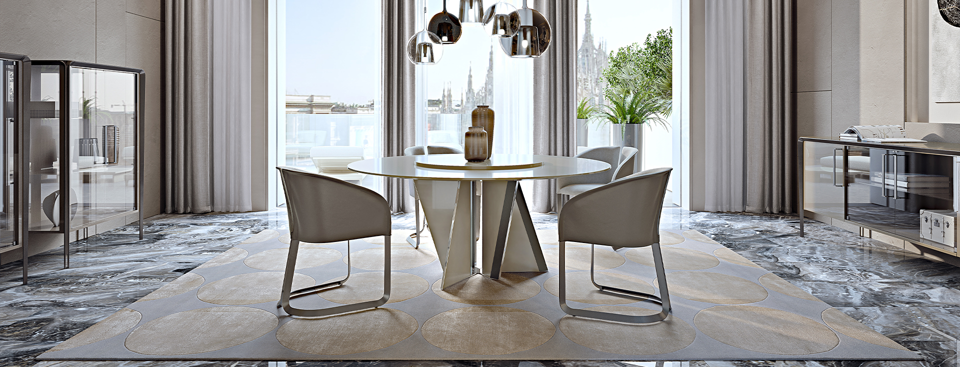 
<span>Стол Milano Round Table от Turri Spa</span>

